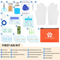 17-Piece Portable Dog First Aid Kit for Travel & Camping