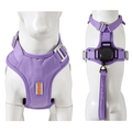 2-in-1 Retractable Dog Harness Leash - No-Pull, Auto-Lock, Strong Aluminum Buckle