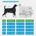 Anti-Bite Dog Protection Vest, K2 2.0 Dog Armor Vest with Leash Ring and Reflective Strip, Breathable Double-Layer Rainproof Vest for Walking and Hiking