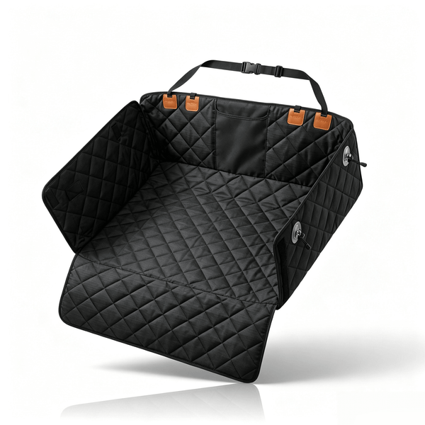 Dog Car Seat Back Protector - Scratch-Resistant Cover with Adjustable Buckle