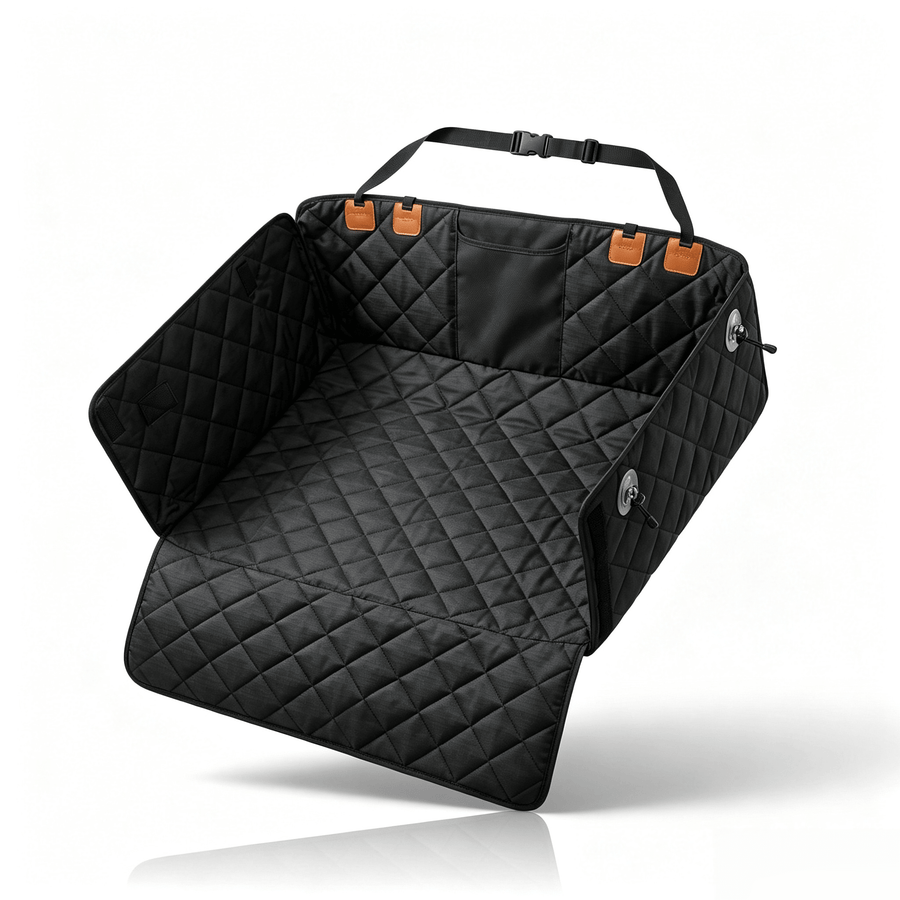 Dog Car Seat Back Protector - Scratch-Resistant Cover with Adjustable Buckle