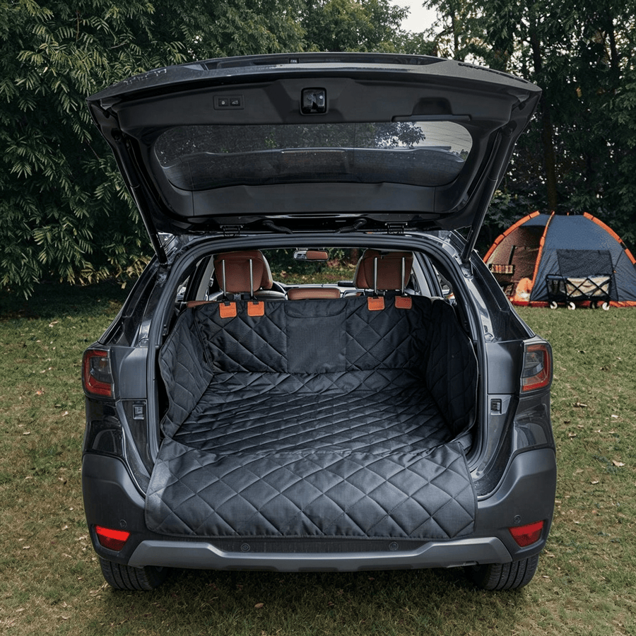 Dog Car Seat Back Protector - Scratch-Resistant Cover with Adjustable Buckle