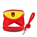 Cartoon Saliva Towel Cat Harness & Leash Set — Stylish, Lightweight, All-Day Comfort