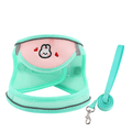 Cartoon Saliva Towel Cat Harness & Leash Set — Stylish, Lightweight, All-Day Comfort