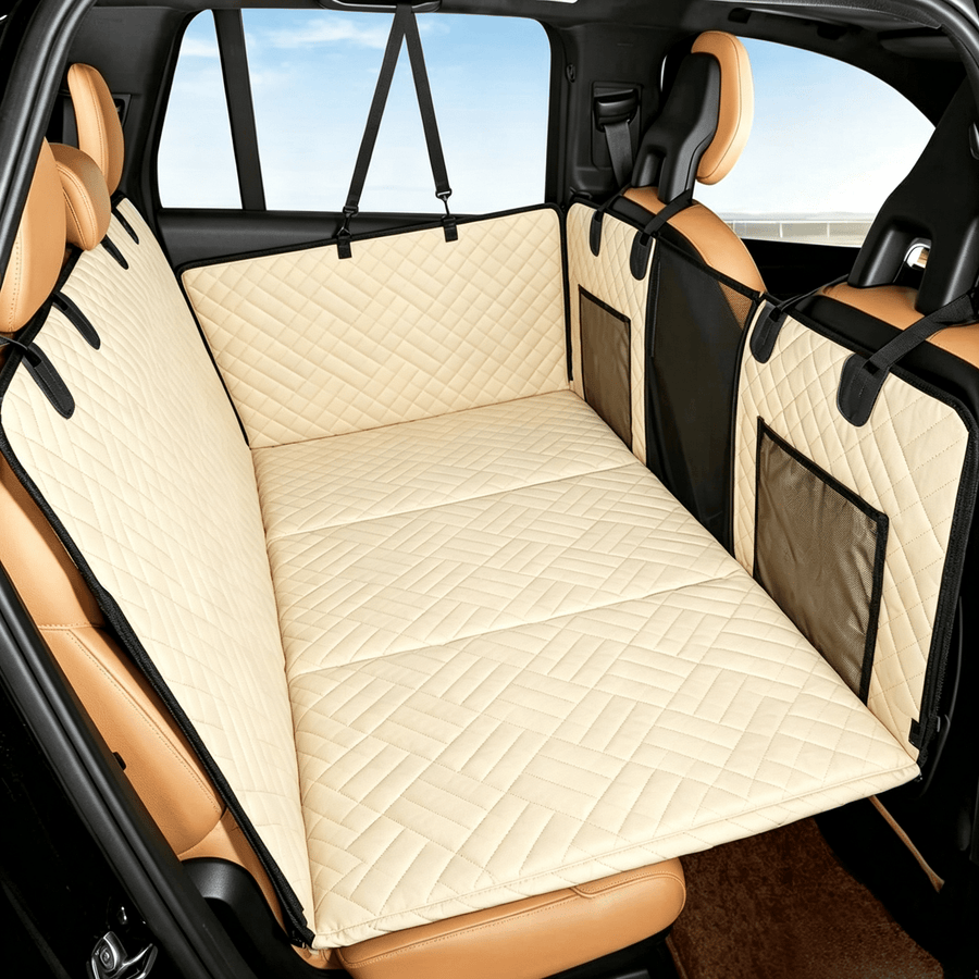 3-in-1 Convertible Dog Car Seat Cover, Foldable Waterproof Protector
