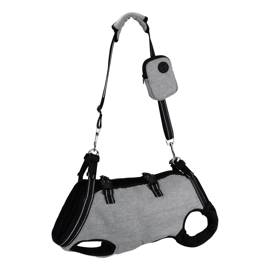 Dog Assistance Sling, Pet Rehabilitation Harness with Full Back and Chest Support, 4-in-1 Carry, Traction and Lift Sling for Small Medium Dogs