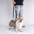 Dog Assistance Sling, Pet Rehabilitation Harness with Full Back and Chest Support, 4-in-1 Carry, Traction and Lift Sling for Small Medium Dogs