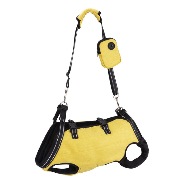 Dog Assistance Sling, Pet Rehabilitation Harness with Full Back and Chest Support, 4-in-1 Carry, Traction and Lift Sling for Small Medium Dogs