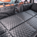 Waterproof Dog Car Seat Cover, Large Pet Rear Protector with Pockets, Eco-Friendly