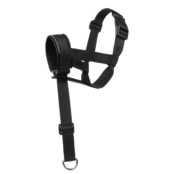 Dog Head Collar, No-Pull Training Head Halter with Reflective Nose Strap, Adjustable Gentle Leader for Medium Large Dogs, Stops Pulling on Walks