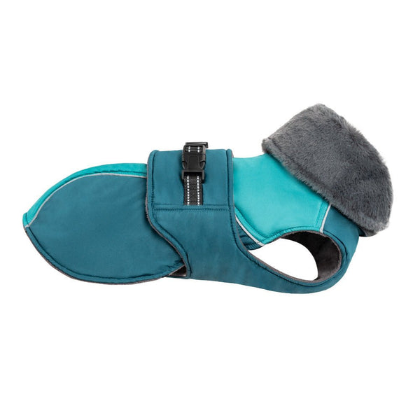 Dog Winter Vest, Warm Fleece-Lined Padded Jacket with Reflective Trim