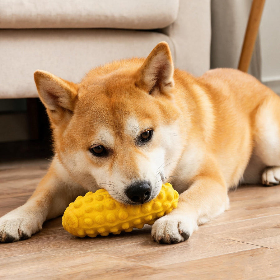 ETPU Dog Bone Chew Toy, High Rebound Puppy Teething Toy, Bite-Resistant Lightweight Treat Toy for Small Dogs