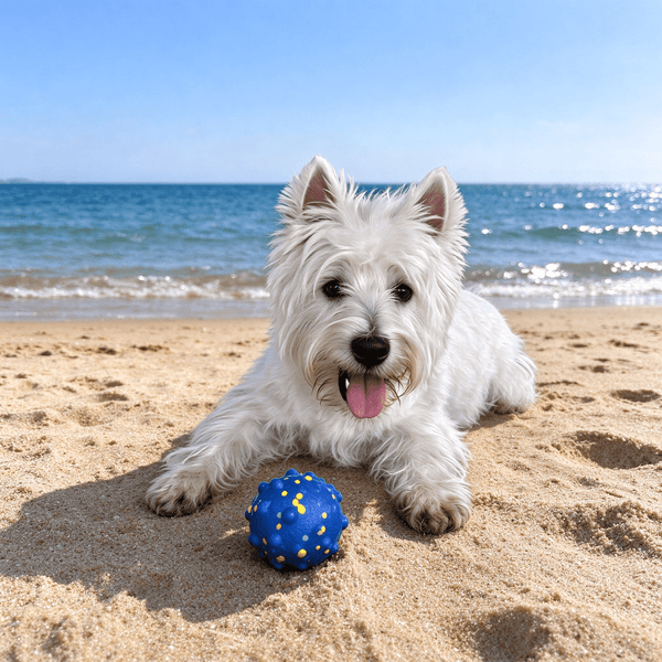 ETPU Spike Ball Dog Toy, Bite-Resistant Teething & Fetch Chew Ball