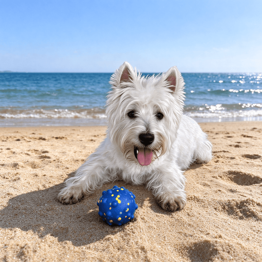 ETPU Spike Ball Dog Toy, Bite-Resistant Teething & Fetch Chew Ball