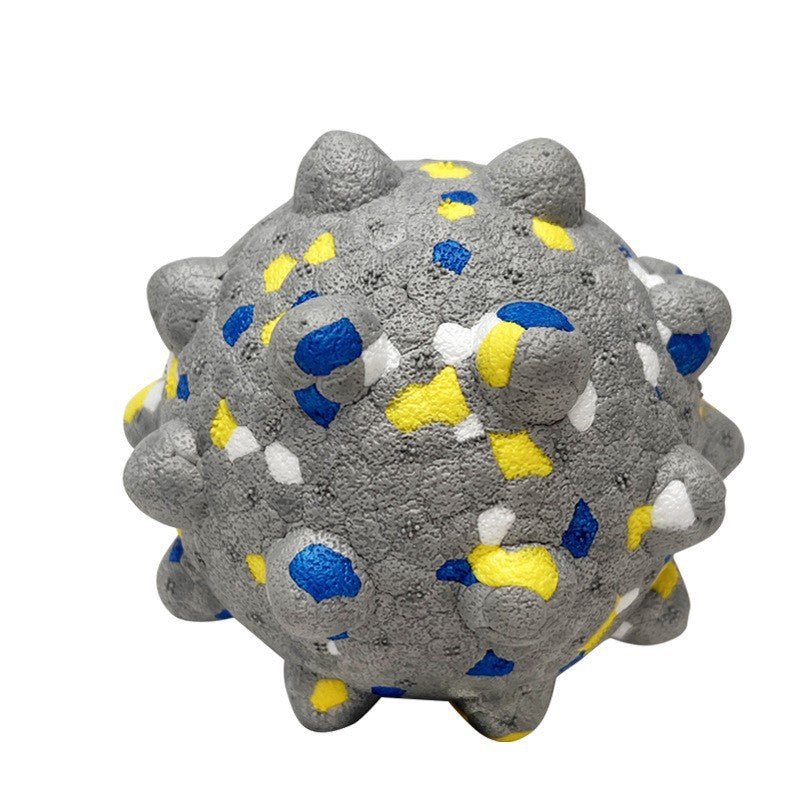 ETPU Spike Ball Dog Toy, Bite-Resistant Teething & Fetch Chew Ball