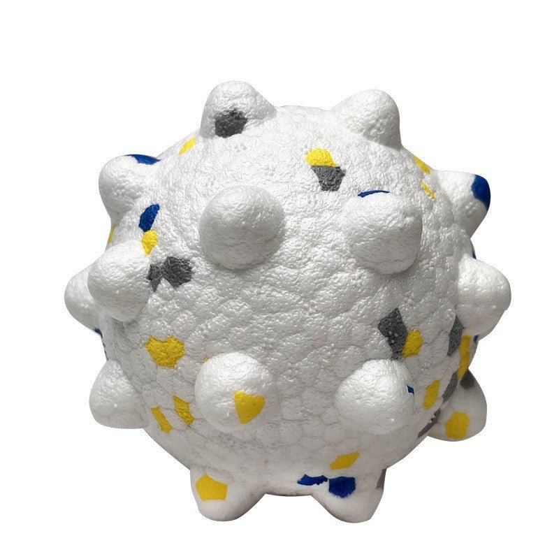 ETPU Spike Ball Dog Toy, Bite-Resistant Teething & Fetch Chew Ball