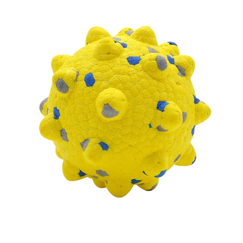 ETPU Spike Ball Dog Toy, Bite-Resistant Teething & Fetch Chew Ball
