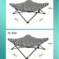 Folding Elevated Dog Cot, Waterproof Portable Outdoor Camping Bed