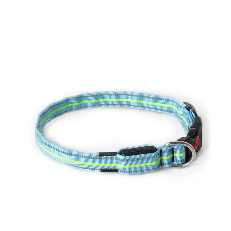 USB Rechargeable LED Dog Collar, Light Up Night Safety Collar – Fluffy Me