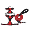 No Pull Dog Harness & Leash Set - Reflective Padded Chest Harness for Medium Large Dogs