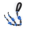 No-Tangle 3 Way Dog Leash, Reflective Climbing Rope Triple Dog Leash with Padded Handle, Detachable Multi Dog Lead for Walking 3 Dogs