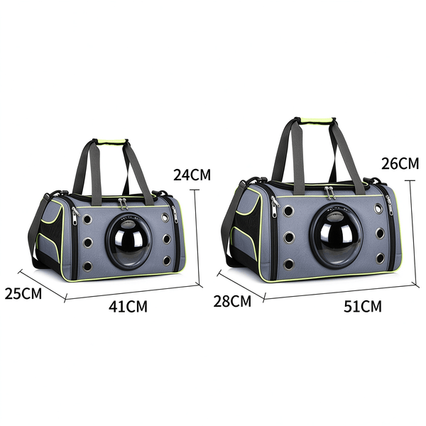 Transparent Bubble Cat Carrier Backpack, Breathable Travel Pet Bag