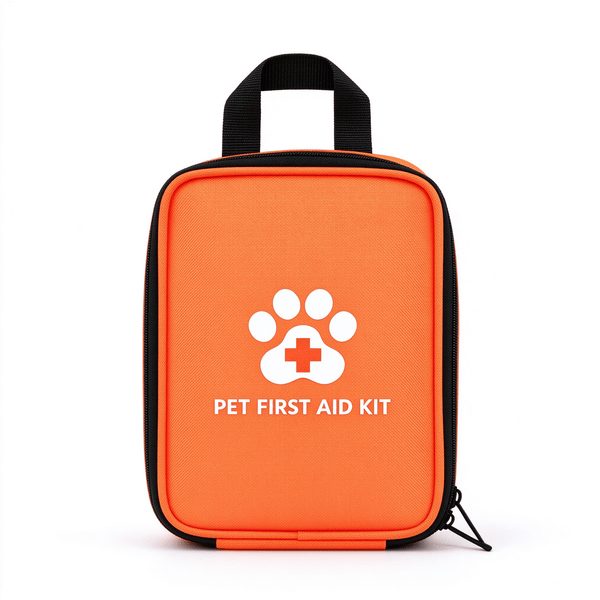 Pet First Aid Kit, 22-Piece Dog Emergency Kit with Thermometer, Tick Remover & Gauze, Portable Pet Medical Supplies for Home, Travel and Camping