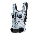 Hands-Free Pet Front Carrier Backpack, Leg-Out Chest Pack for Small Dogs