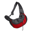 Breathable Mesh Pet Sling Carrier, Hands-Free Crossbody Travel Bag