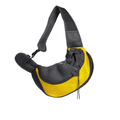 Breathable Mesh Pet Sling Carrier, Hands-Free Crossbody Travel Bag
