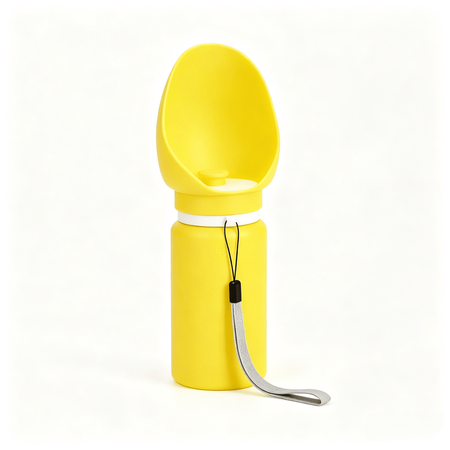 550ml Leak-Proof Portable Dog Water Bottle for Travel & Hiking