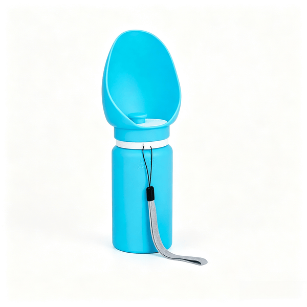 550ml Leak-Proof Portable Dog Water Bottle for Travel & Hiking
