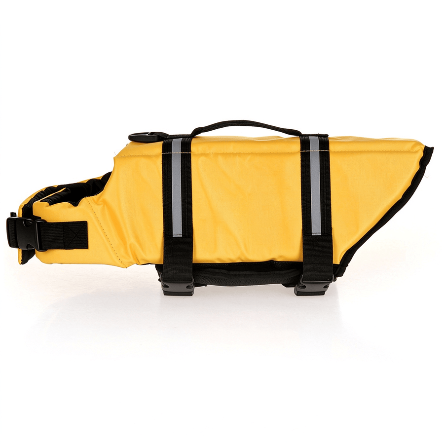 Reflective Dog Life Jacket with Rescue Handle, 420D Oxford Vest for Boating