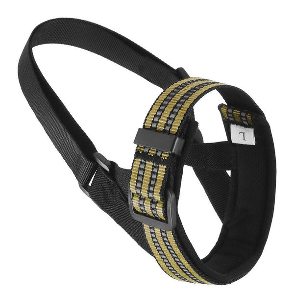 Reflective Nylon Dog Muzzle, Adjustable Anti-Bite Anti-Bark Mouth Cover