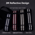 Reflective Nylon Dog Muzzle, Adjustable Anti-Bite Anti-Bark Mouth Cover