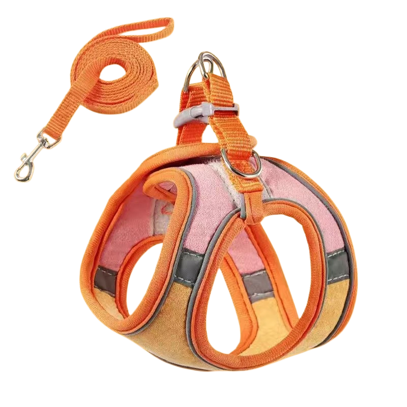 Reflective Step-In Cat Harness and Leash Set, Escape-Proof Vest