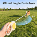 Retractable Dog Leash, 3m/5m One-Button Lock Walking Leash