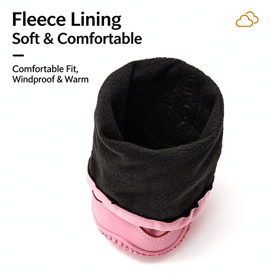 Waterproof Dog Rain Boots, Anti-Slip Fleece-Lined Dog Shoes – Fluffy Me