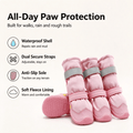 Waterproof Dog Rain Boots, Anti-Slip Fleece-Lined Dog Shoes – Fluffy Me
