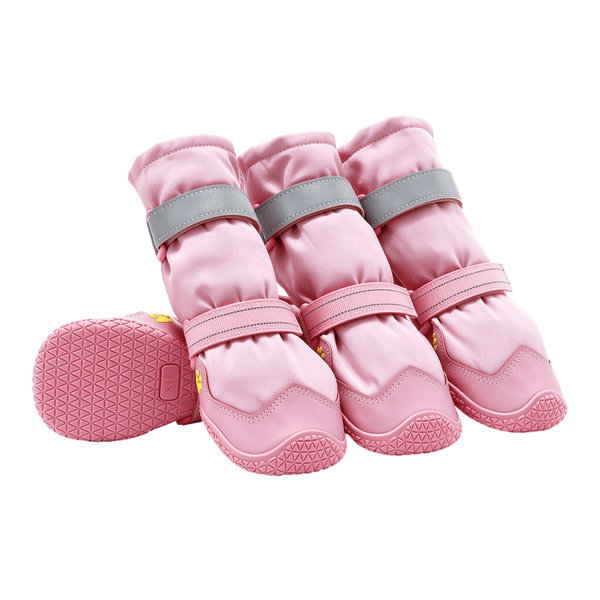 Waterproof Dog Rain Boots, Anti-Slip Fleece-Lined Dog Shoes – Fluffy Me
